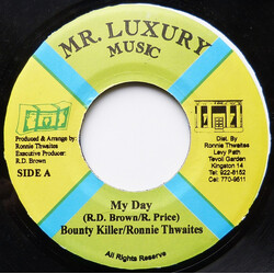 Bounty Killer / Ronnie Thwaites My Day USED VINYL 7INCH 45 RPM