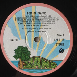 Traffic Best Of Traffic Vinyl LP USED