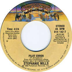 Stephanie Mills Pilot Error USED VINYL 7INCH 45 RPM SINGLE