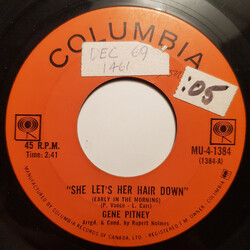 Gene Pitney She Lets Her Hair Down (Early In The Morning) USED VINYL 7INCH 45 RPM SINGLE