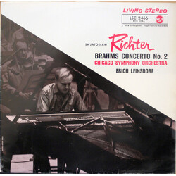 Sviatoslav Richter / Johannes Brahms / The Chicago Symphony Orchestra / Erich Leinsdorf Brahms Concerto No. 2 Vinyl LP USED