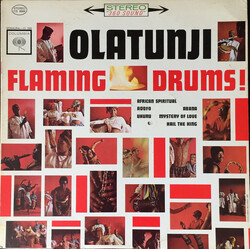 Babatunde Olatunji Flaming Drums! Vinyl LP USED