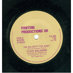 Clive Baldwin His Majesty The Baby USED VINYL 7INCH 45 RPM