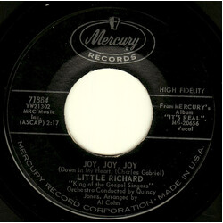 Little Richard Joy, Joy, Joy (Down In My Heart) Vinyl 7" USED