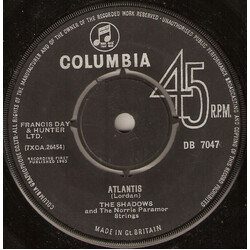 The Shadows Atlantis USED VINYL 7INCH 45 RPM SINGLE