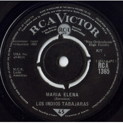 Los Indios Tabajaras Maria Elena USED VINYL 7INCH SINGLE