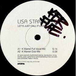 Lisa Stansfield Let's Just Call It Love USED VINYL 12INCH