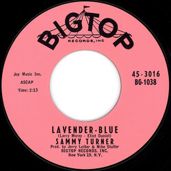 Sammy Turner Lavender-Blue USED VINYL 7INCH 45 RPM SINGLE STYRENE