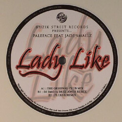 DJ Paleface / Jade Smallz Lady Like USED VINYL 12INCH LIMITED EDITION