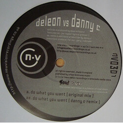 Deleon Do What You Want USED VINYL 12INCH