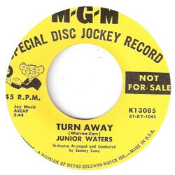 Junior Waters Turn Away USED VINYL 7INCH 45 RPM SINGLE PROMO