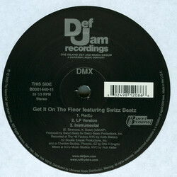 DMX Get It On The Floor USED VINYL 12INCH 33 S RPM STEREO