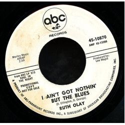 Ruth Olay God Bless The Child / I Ain't Got Nothin' But The Blues USED VINYL 7INCH 45 RPM SINGLE PROMO