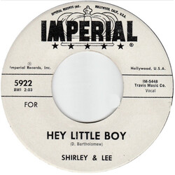 Shirley And Lee Hey Little Boy/The Golden Rule USED VINYL 7INCH 45 RPM SINGLE PROMO