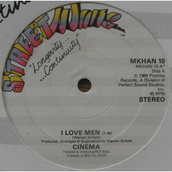 Cinema (2) I Love Men USED VINYL 12INCH 45 RPM STEREO