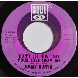 Jimmy Ruffin Don't Let Him Take Your Love From Me USED VINYL 7INCH 45 RPM