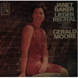 Janet Baker / Franz Schubert / Hugo Wolf / Richard Strauss / Gerald Moore Lieder Recital Vinyl LP USED