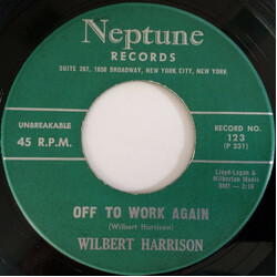 Wilbert Harrison Off To Work Again USED VINYL 7INCH 45 RPM SINGLE