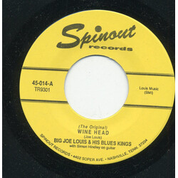 Big Joe Louis & His Blues Kings Wine Head / One More Time USED VINYL 7INCH 45 RPM SINGLE