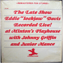 Eddie "Lockjaw" Davis The Late Show Vinyl LP USED