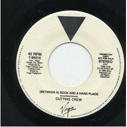 Cutting Crew (Between A) Rock And A Hard Place USED VINYL 7INCH 45 RPM SINGLE PROMO