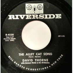 David Thorne / Richard Wolfe And His Orchestra The Alley Cat Song / The Moon Was Yellow VINYL 7" USED