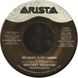 Whitney Houston My Name Is Not Susan USED VINYL 7INCH 45 RPM