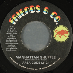 Area Code (212) Manhattan Shuffle / Daddy Vinyl 7" USED