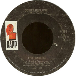 The Unifics Court Of Love USED VINYL 7INCH 45 RPM SINGLE
