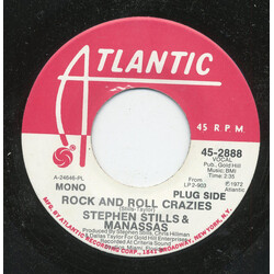 Stephen Stills / Manassas Rock And Roll Crazies USED VINYL 7INCH 45 RPM SINGLE PROMO STEREO MONO