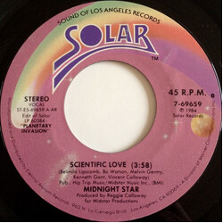 Midnight Star Scientific Love USED VINYL 7INCH 45 RPM