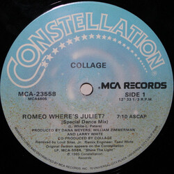 Collage (3) Romeo Where's Juliet? USED VINYL 12INCH 33 S RPM