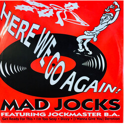 Mad Jocks / Jockmaster B.A. Here We Go Again! USED VINYL 12INCH 45 RPM STEREO