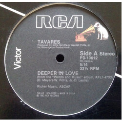 Tavares Deeper In Love USED VINYL 12INCH 33 S RPM
