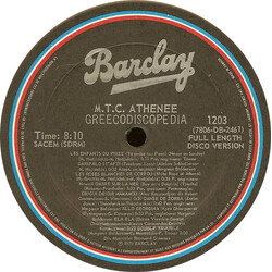 M.T.C. Athénée Greecodiscopedia USED VINYL 12INCH 45 RPM