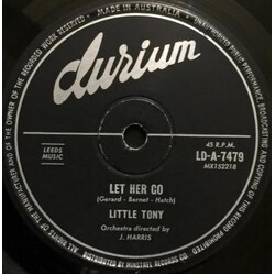 Little Tony Let Her Go USED VINYL 7INCH 45 RPM SINGLE