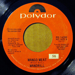 Mandrill Mango Meat USED VINYL 7INCH 45 RPM SINGLE STYRENE