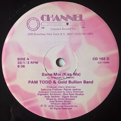 Pam Todd / Gold Bullion Band Baise Moi (Kiss Me) VINYL 12" USED
