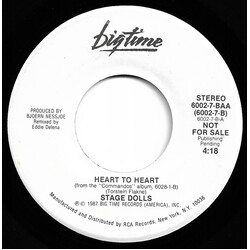 Stage Dolls Heart To Heart USED VINYL 7INCH PROMO