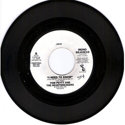 Tom Petty And The Heartbreakers I Need To Know USED VINYL 7INCH 45 RPM PROMO STYRENE STEREO MONO