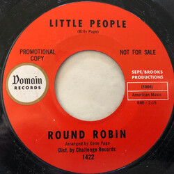 Round Robin Little People / Sit And Dance USED VINYL 7INCH 45 RPM PROMO
