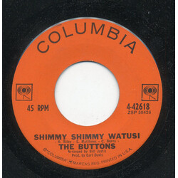 The Buttons (4) Shimmy Shimmy Watusi / Pretty Li'l Lovelights USED VINYL 7INCH SINGLE 45 RPM