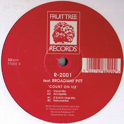 R-2001 / Broadway Pitt Count On Me USED VINYL 12INCH 33 S RPM