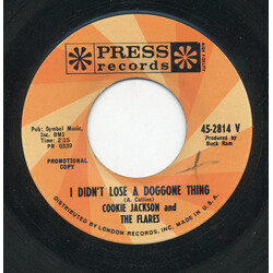 Cookie Jackson / The Flares I Didn't Lose A Doggone Thing USED VINYL 7INCH 45 RPM SINGLE PROMO