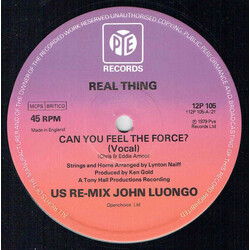 The Real Thing Can You Feel The Force? (US Re-mix) USED VINYL 12INCH 45 RPM LIMITED EDITION
