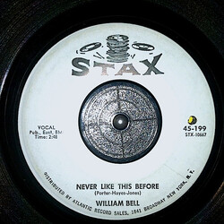 William Bell Never Like This Before / Soldiers Good-bye USED VINYL 7INCH SINGLE