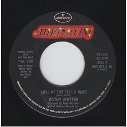 Kathy Mattea Love At The Five & Dime USED VINYL 7INCH 45 RPM SINGLE PROMO