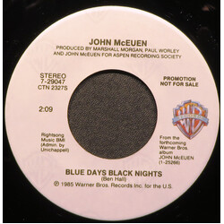 John McEuen Blue Days Black Nights USED VINYL 7INCH 45 RPM PROMO