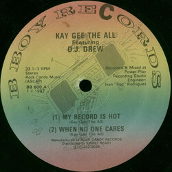 Kay Gee The All / DJ Drew My Record Is Hot USED VINYL 12INCH 33 S RPM