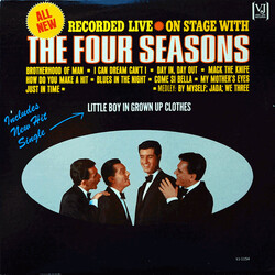 The Four Seasons On Stage With The Four Seasons Vinyl LP USED